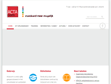 Tablet Screenshot of actacom.nl